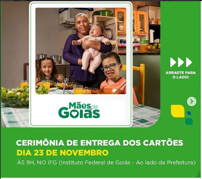 Águas Lindas GO – Cerimônia de entrega dos cartões