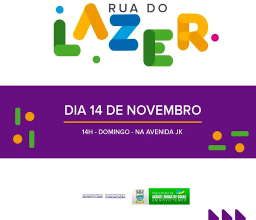 Projeto Rua do Lazer em Águas Lindas.