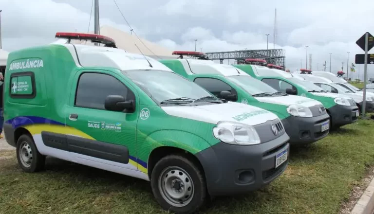 Secretaria de Saúde recebe reforço de seis novas ambulâncias