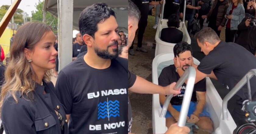 Sertanejo Sorocaba é batizado nas águas: “Eu escolho Deus”