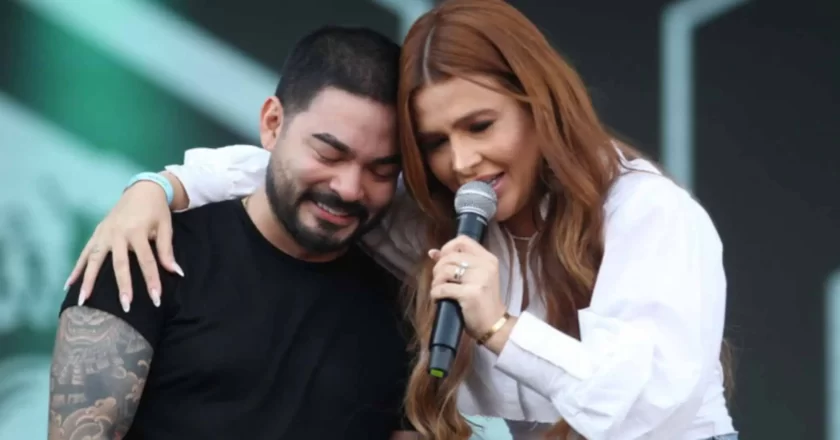 Na Marcha para Jesus, Yudi testemunha transformação de esposa