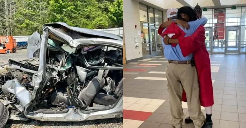 Jovem sobrevive a acidente após desconhecido orar com ele nas ferragens