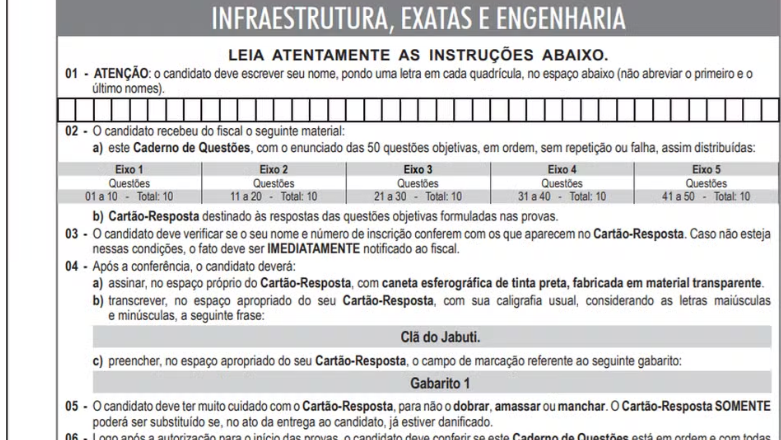 Enem dos concursos: baixe aqui os cadernos de prova