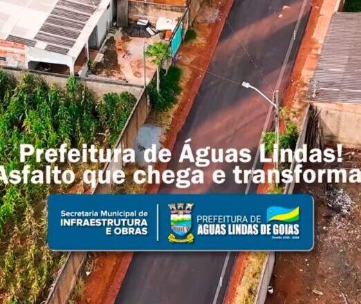 Prefeitura de Águas Lindas investe em pavimentação com asfalto CBUQ e reforça compromisso com infraestrutura urbana