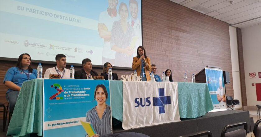 Patos de Minas realiza a segunda Conferência Macrorregional de Saúde do Trabalhador e da Trabalhadora