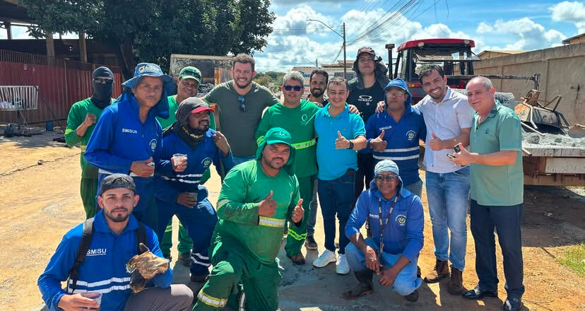 Prefeito Lula Viana acompanha de perto ações da Secretaria de Infraestrutura na Cidade Ocidental!