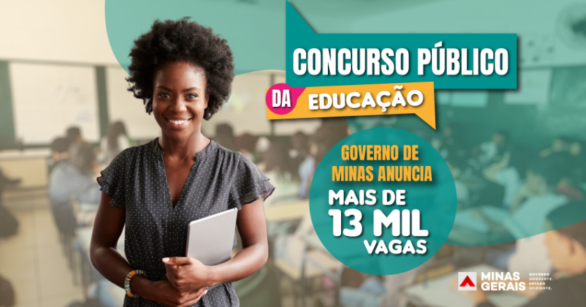 Governo de Minas anuncia novo concurso público da Educação com mais de 10 mil vagas