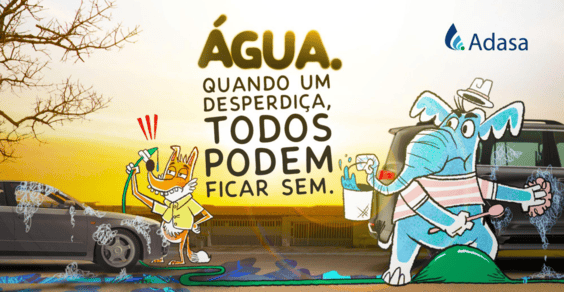 Adasa lança campanha educativa para uso consciente da água no DF