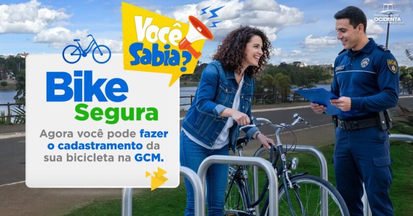 Cadastro de Bicicletas em Cidade Ocidental visa acelerar recuperação e aumentar segurança