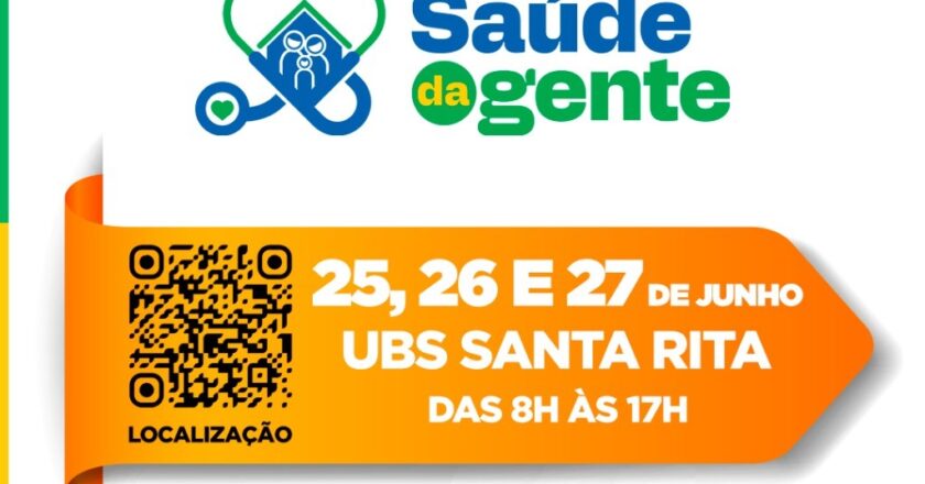 Moradores dos bairros Santa Rita e Marajó recebem 3ª edição do “Saúde da Gente” com serviços gratuitos