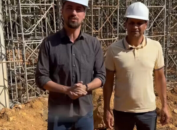 Obra da Ponte do Pacaembu avança com acompanhamento do prefeito Marcus Vinícius e do secretário Waguinho do Céu Azul