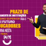 Prazo de credenciamento de instituições de ensino superior para o Trilhas de Futuro Educadores termina nesta sexta-feira (4/7)