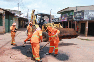 Serviços de limpeza e manutenção ganham reforço em Águas Lindas de Goiás