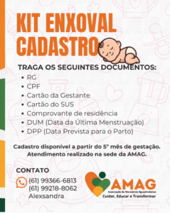 Águas Lindas abre cadastro para Kit Enxoval destinado a gestantes a partir do 5º mês
