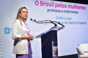 Celina Leão reforça compromisso do GDF no combate à violência contra a mulher em evento no DF