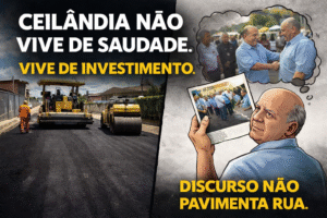 Sob Ibaneis, Ceilândia vira canteiro de obras, não palanque