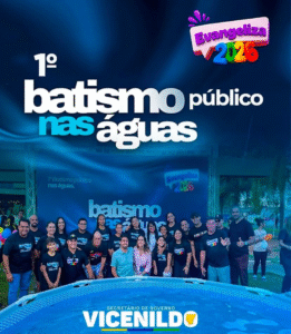 Valparaíso de Goiás vive tarde histórica com primeiro batismo público na Praça da Etapa A