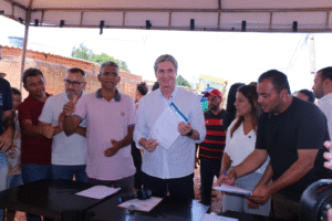 Prefeitura acelera obras de pavimentação e acessibilidade no Recanto da Barragem