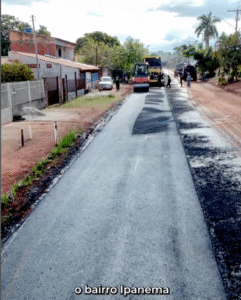 Ipanema vive nova fase com obras de pavimentação e melhorias urbanas em Valparaíso de Goiás