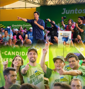 Valparaíso presente: Marcus Vinícius reforça apoio a Daniel Vilela e Pábio Mossoró em evento em Luziânia