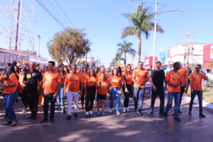 Caminhada do Maio Laranja fortalece rede de proteção às crianças e adolescentes em Águas Lindas