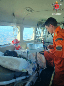 Missão de esperança: CBMDF realiza transporte aeromédico de criança de Porto Alegre para Brasília