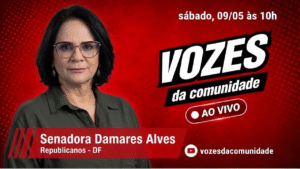 Neste sábado, Damares Alves participa do “Sabatinão do Povo” no Vozes da Comunidade