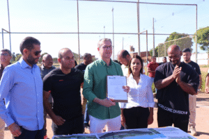 Dr. Lucas autoriza início das obras da Arena Guairão em Águas Lindas