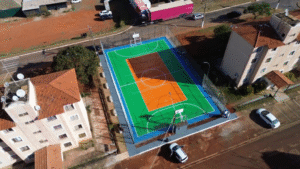 Cidade Jardins ganha nova quadra poliesportiva e amplia espaços para esporte, lazer e convivência em Valparaíso.