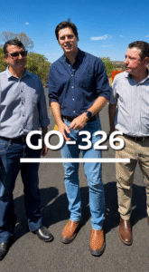 Daniel Vilela acompanha avanço da GO-020, primeira rodovia de Goiás a receber tecnologia SMA