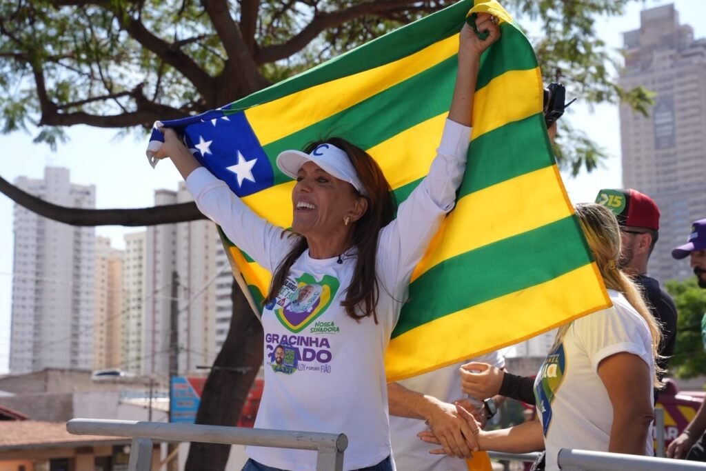 Gracinha dispara na soma dos votos e lidera corrida pelo Senado em Goiás com 46%