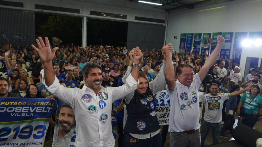 Roosevelt mobiliza mais de mil pessoas em Ceilândia e fortalece caminhada pela reeleição