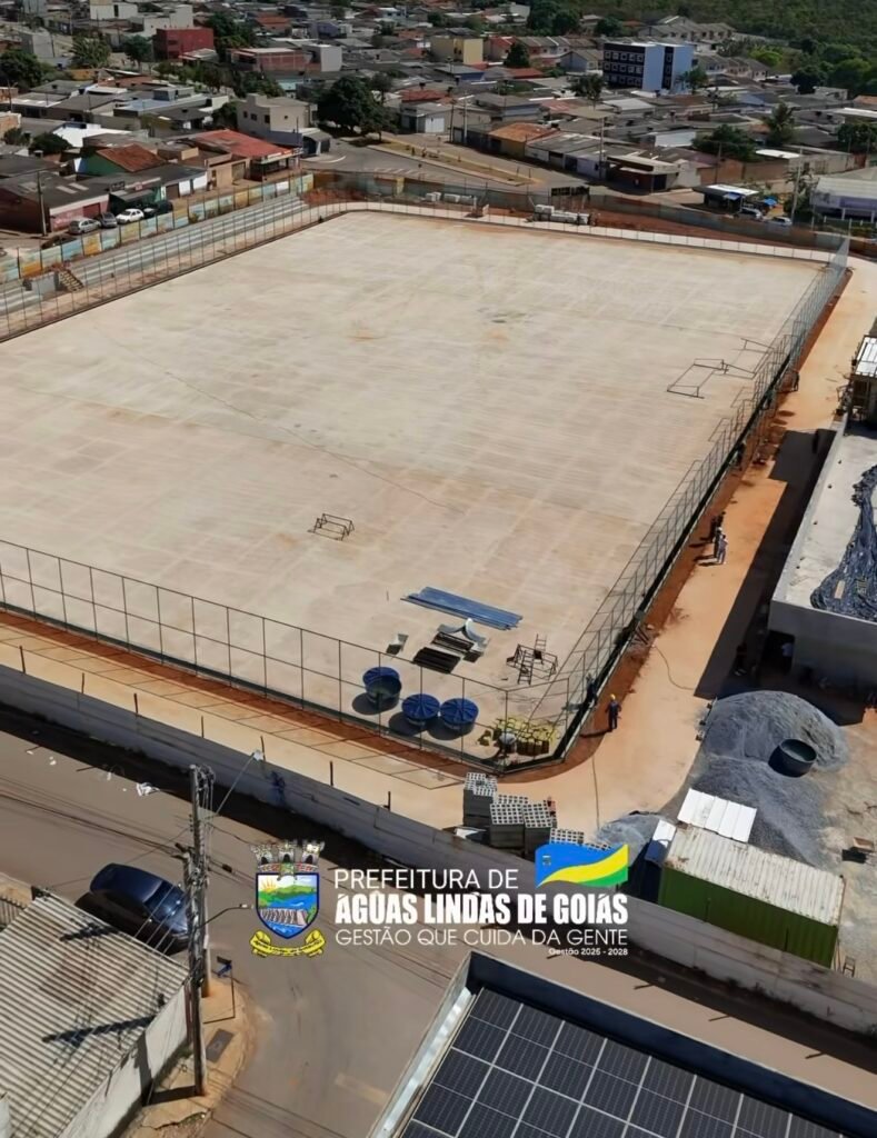 Águas Lindas entra na reta final das obras da Arena Camping Club