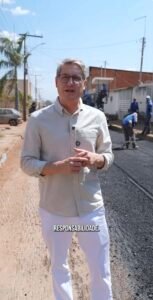 Dr. Lucas acompanha recapeamento no Barragem 3 e destaca nova fase de investimentos em Águas Lindas