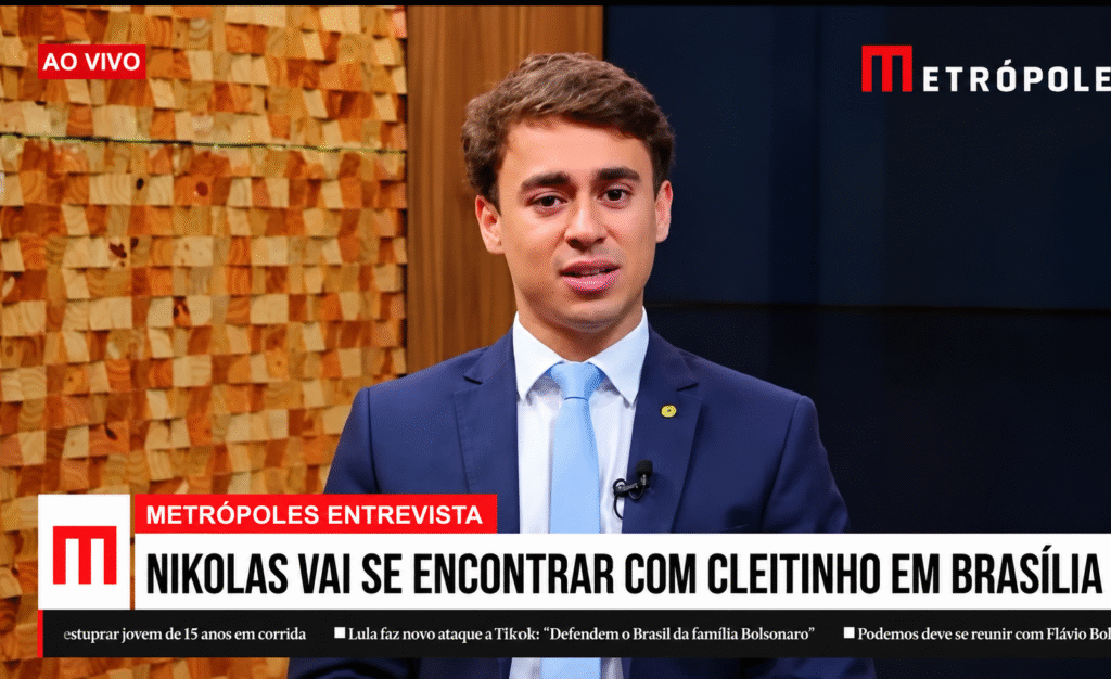 Nikolas Ferreira declara apoio a Celina Leão no segundo turno contra Grass