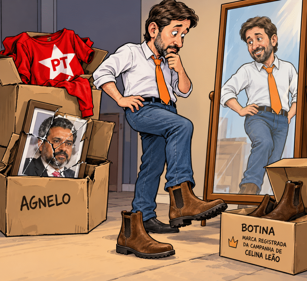 Sem vermelho e com críticas a Agnelo: Grass tenta escrever um novo capítulo longe da imagem do PT?