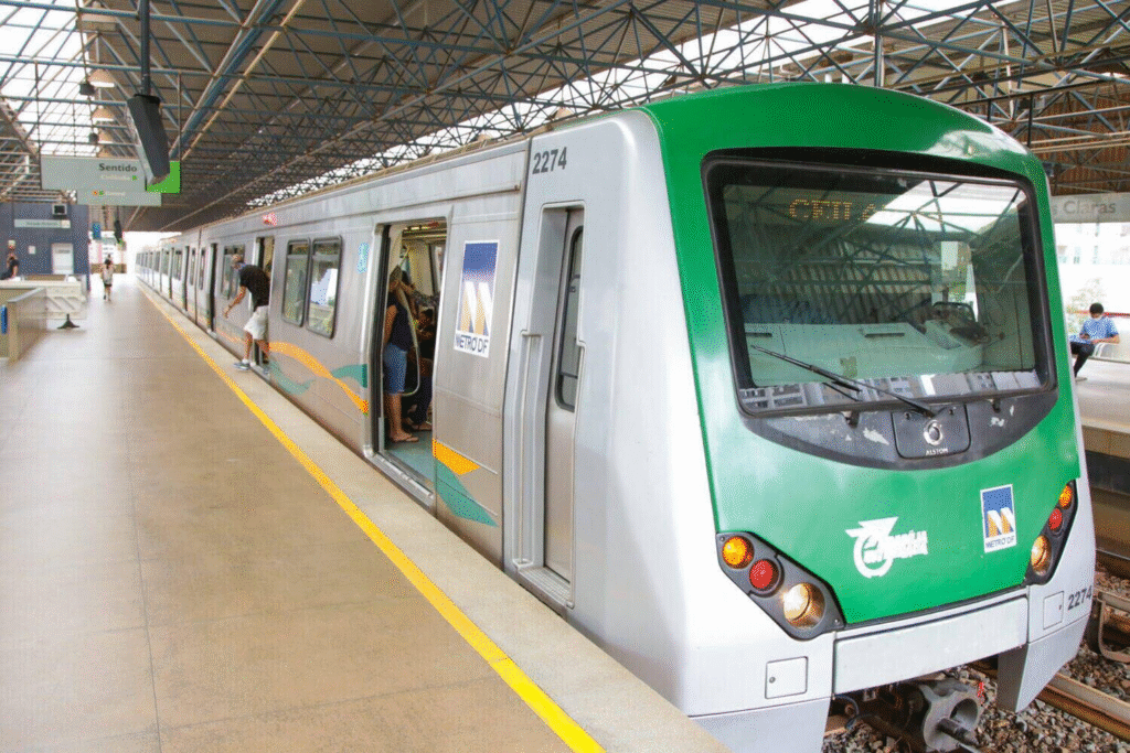 Celina Leão inclui metrô até o Gama e trem para Luziânia entre propostas de mobilidade