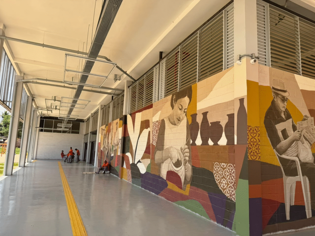 Mercadão Goiano de Valparaíso alcança 73% das obras e tem inauguração prevista para 2027