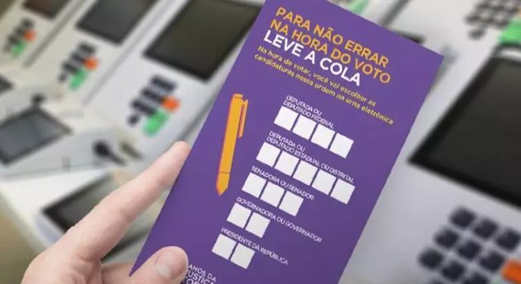 TSE divulga modelo de colinha para as eleições deste domingo; veja a ordem de votação